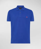 PeUTEREY polo in cotone maniche corte Blu