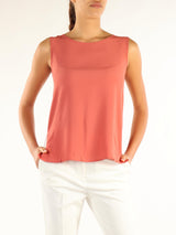 EMME MARELLA Top con spacchetti laterali Rosa