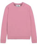 MC2 SAINT BARTH maglione con ricamo collo Rosa