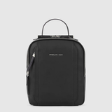 PIQUADRO Zaino arrotondato bicolor Nero