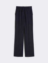 MAXMARA STUDIO pantalone in lana stretch Blu