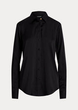 LAUREN RALPH LAUREN Camicia in raso Lauren Nero