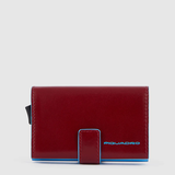 PIQUADRO porta carte in metallo Rosso