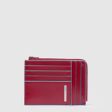 PIQUADRO Portacarte pelle b2 Rosso
