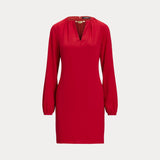 LAUREN RALPH LAUREN abito con dettaglio gancio Rosso