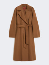 MAXMARA STUDIO cappotto in lana cachemire e seta Marrone