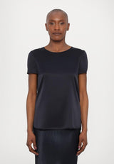 MM MAXMARA blusa in seta stretch Blu