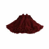 MANUFAKTURA FALBANEK gonna ampia in tulle Bordo