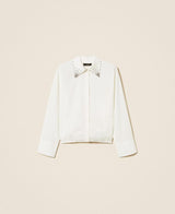 TWINSET ACTITUDE camicia con strass Bianco