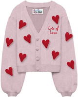 MC2 SAINT BARTH cardigan cuori Rosa