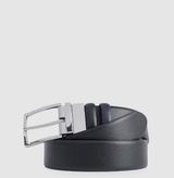 PIQUADRO cintura in pelle double-face Nblu