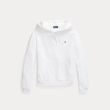 RALPH LAUREN POLO felpa con cappuccio in pile Bianco