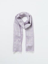 TWINSET sciarpa jacquard lurex Lilla