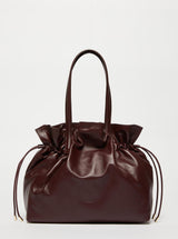 MARella ACCESSORI tote bag in nappa Bordeaux