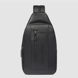 PIQUADRO zaino monospalla linea urban Nero