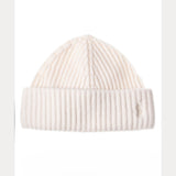 RALPH LAUREN POLO berretto in lana e cashmere Bianco