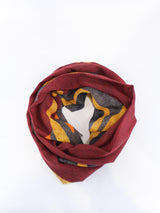 GIERRE MILANO sciarpa multicolor Rosso