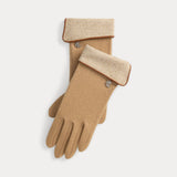 LAUREN RALPH LAUREN guanti in misto lana Beige