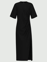 EMME MARELLA abito in jersey stretch Nero