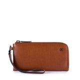 PIQUADRO POCHETTE A MANO IN MANO Cuoio