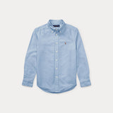 RALPH LAUREN POLO camicia oxford bimbo Blu