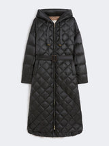 MAXMARA THE CUBE Piumino lungo trapuntato Nero