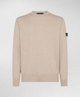 PeUTEREY maglione in cotone e lana Beige