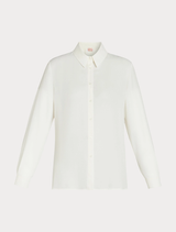PERSONA BY MARINA RINALDI camicia in tessuto tecnico Bianco