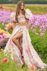 SHERRI HILL abito elegante due pezzi Blush
