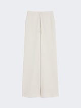 MAXMARA STUDIO pantalone in saglia di lana Bianco