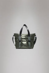 RAINS puffer mix tote mini bag Swamp