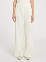 MARella pantalone con piega Bianco
