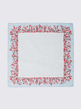 TWINSET sciarpa con stampa floreale Azzurro