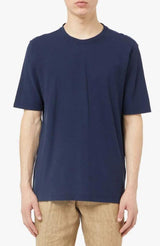 GRAN SASSO t-shirt in filo di scozia Blu
