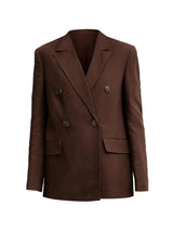 TWINSET ACTITUDE giacca blazer doppiopetto Marrone