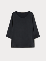 MARINA RINALDI blusa in satin leggero Blu