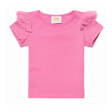 MANUFAKTURA FALBANEK t-shirt con rouches rosa Bubblegum