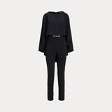 LAUREN RALPH LAUREN tuta elegante con cinta Nero