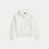RALPH LAUREN POLO felpa con cappuccio e pony Bianco