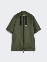 MAXMARA THE CUBE mantella in tela antigoccia Verde