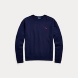 RALPH LAUREN POLO Felpa girocollo con pony Blu