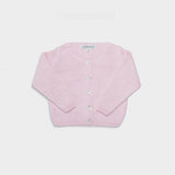 LA SARTORIA DEI PICCOLI Maglioncino aperto in tricot Rosa