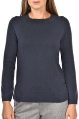 GRAN SASSO maglia con spacchi laterali Blu