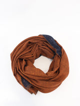 GIERRE MILANO sciarpa in lana made in italy Marrone