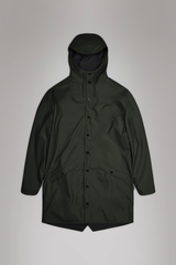 RAINS impermabile long jacket Green