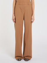 MARella pantalone con piega Marrone