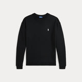 RALPH LAUREN POLO Felpa girocollo con pony Nero