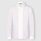 GRAN SASSO camicia lino vintage Bianco