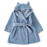 COCCODE' accappatoio con orecchie Blu luna