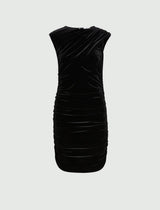 MARella mini abito in velluto Nero